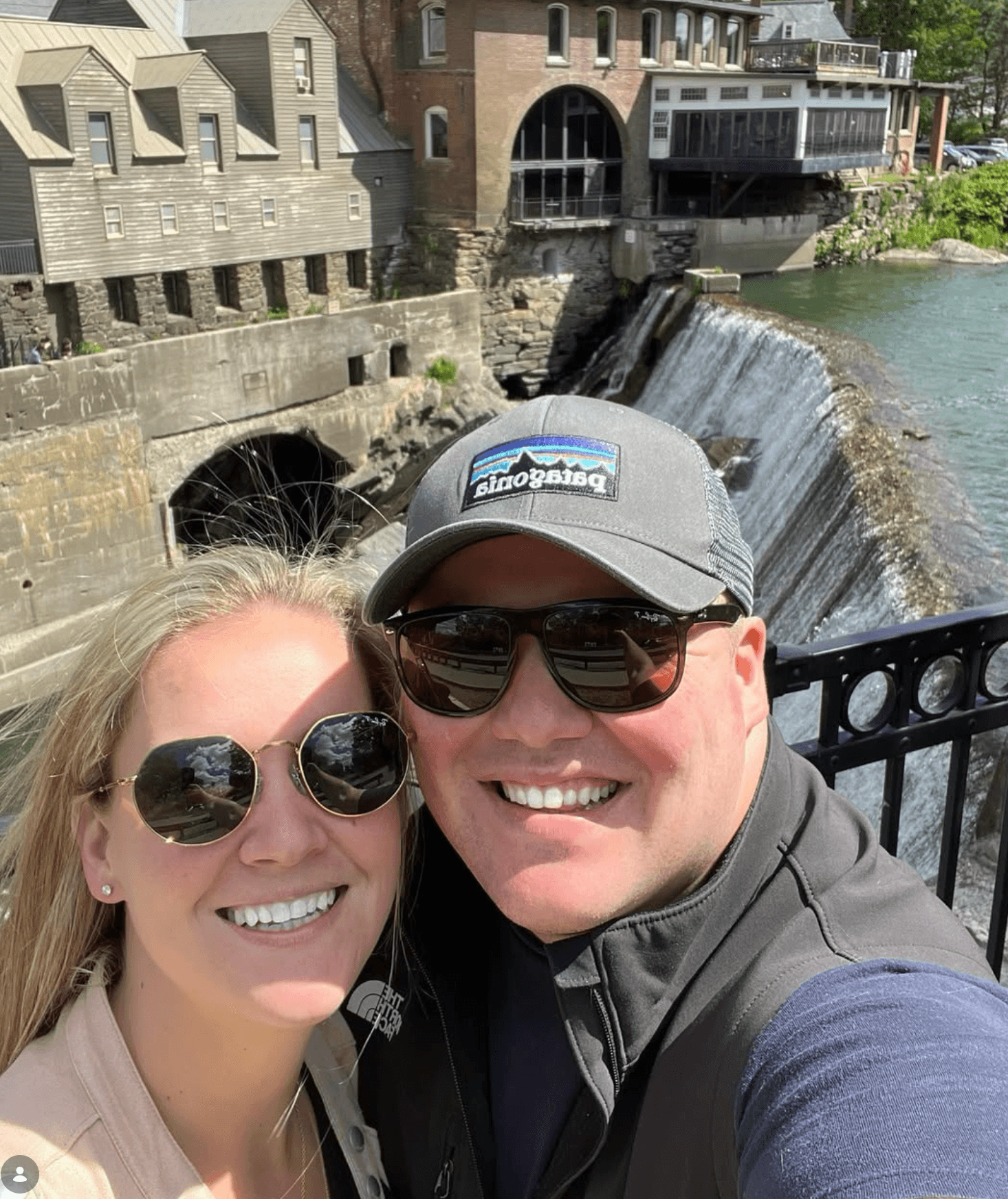 Drew and Jenna at Simon Pearce, Quechee, VT